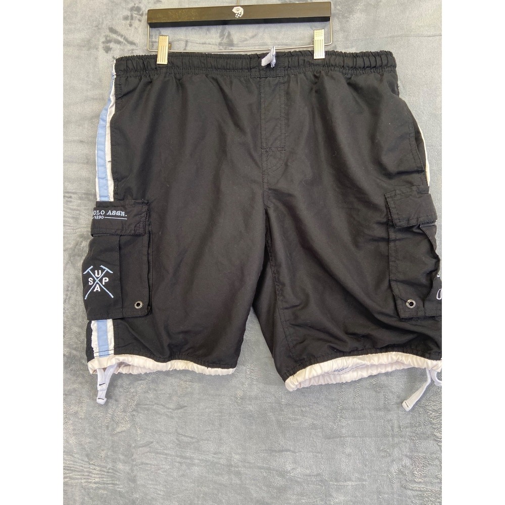 U.S.‎ Polo Assn. Shorts Men's Size M Black Casual